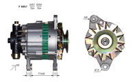 ALTERNATORE JA673IR A6057