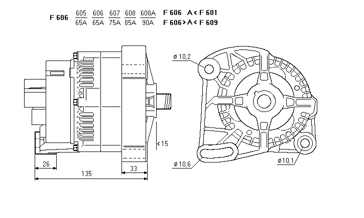 ALTERNATORE CA1647IR