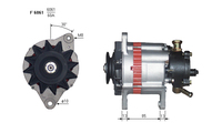 ALTERNATORE JA873IR A6061