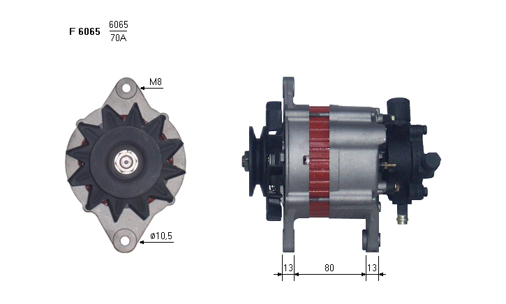 ALTERNATORE JA876IR