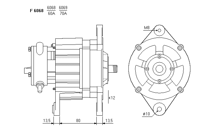 ALTERNATORE JA1117IR