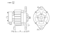 ALTERNATORE JA1421IR A6070