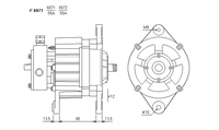 ALTERNATORE JA1527IR A6071