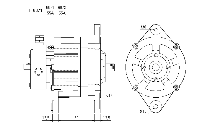 ALTERNATORE JA1527IR