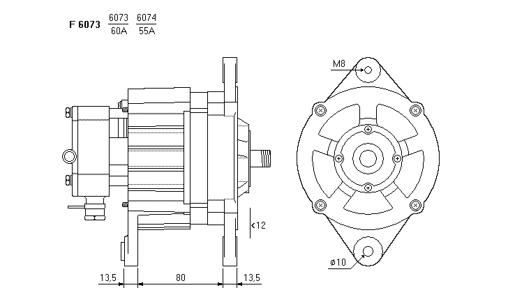 ALTERNATORE JA867IR