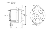 ALTERNATORE JA1162IR A6077