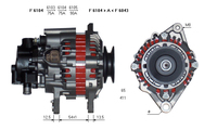 ALTERNATORE JA983IR A6104