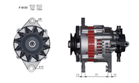 ALTERNATORE JA1172IR A6122