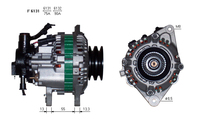 ALTERNATORE JA1716IR A6131