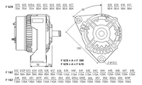 ALTERNATORE CA724IR A620