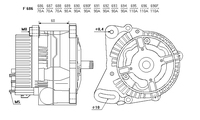 ALTERNATORE CA732IR A686