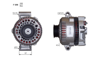 ALTERNATORE CA1034IR A698