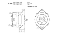 ALTERNATORE UA630IR A7008
