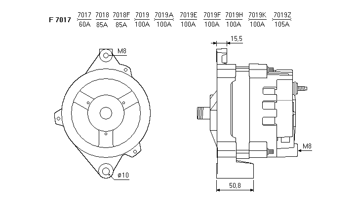 ALTERNATORE UA947IR