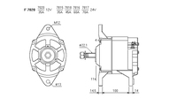 ALTERNATORE CA1230IR A702