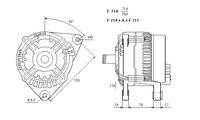 ALTERNATORE CA1082IR A714