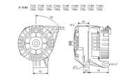 ALTERNATORE 10464427 A7143