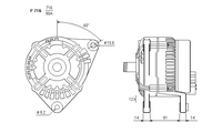ALTERNATORE CA1071IR A716