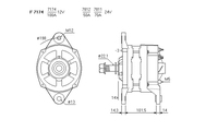 ALTERNATORE UA1115IR A7174