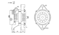 ALTERNATORE CA1745IR A7185