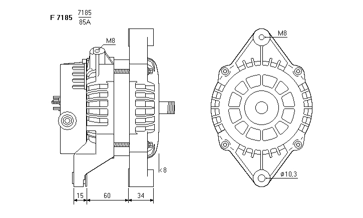 ALTERNATORE CA1745IR