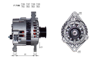 ALTERNATORE CA1396 A7186