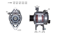 ALTERNATORE 121000-3370 A7190