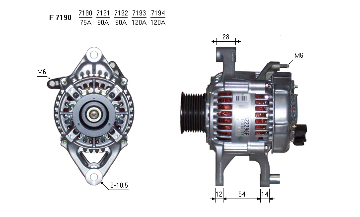 ALTERNATORE 121000-3370