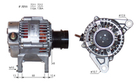 ALTERNATORE 121000-3843 A7211