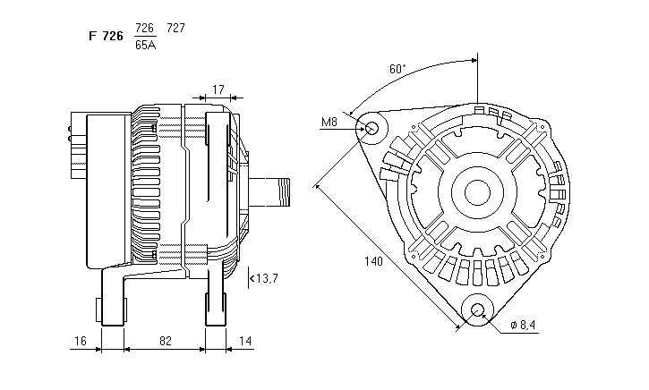 ALTERNATORE 63377460