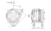 ALTERNATORE CA1684IR A728
