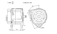 ALTERNATORE CA1037IR A740