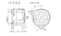 ALTERNATORE CA1087IR A742