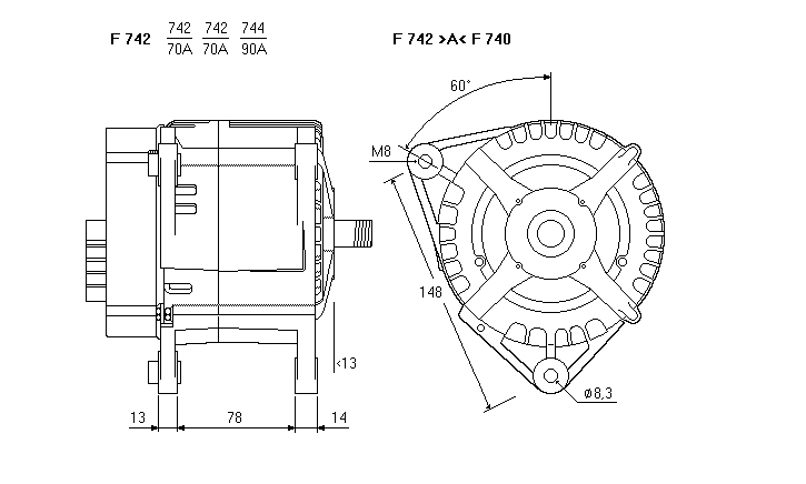 ALTERNATORE CA1087IR