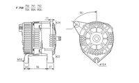 ALTERNATORE CA1038IR A750