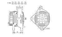 ALTERNATORE CA1096IR A754