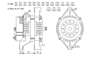 ALTERNATORE CA1066IR A763