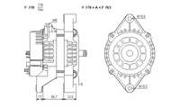 ALTERNATORE CA1391IR A778
