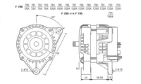 ALTERNATORE CA1329IR A780