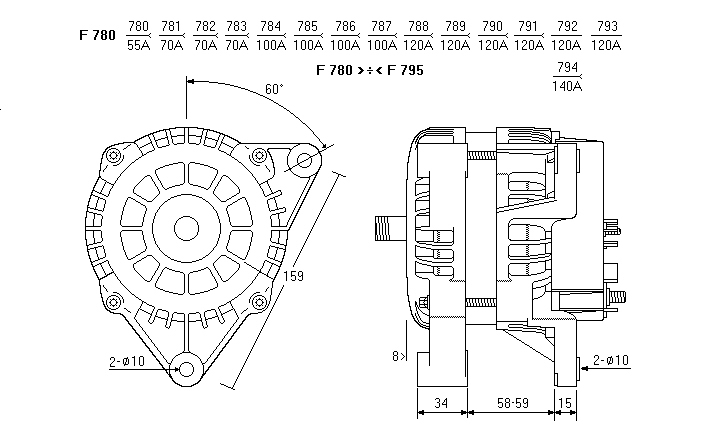 ALTERNATORE CA1329IR