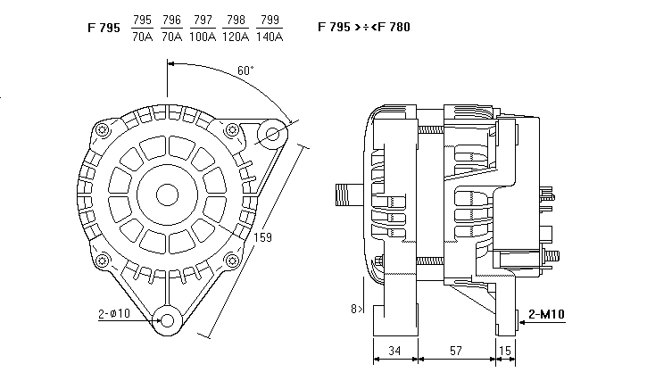 ALTERNATORE CA1326IR