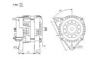 ALTERNATORE CA1495IR A803