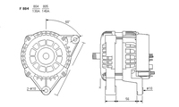 ALTERNATORE LRA2170 A804
