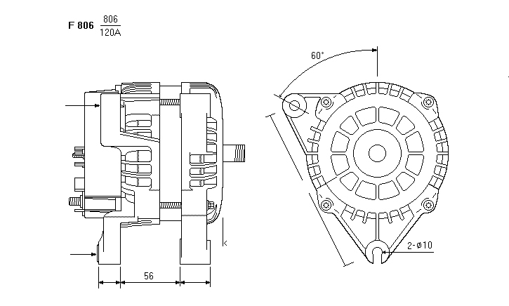 ALTERNATORE DRB4350