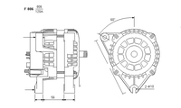 ALTERNATORE DRB4350 A806
