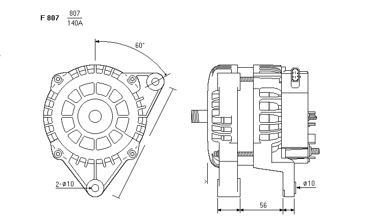 ALTERNATORE LRA3054