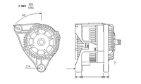 ALTERNATORE A13VI192 A809