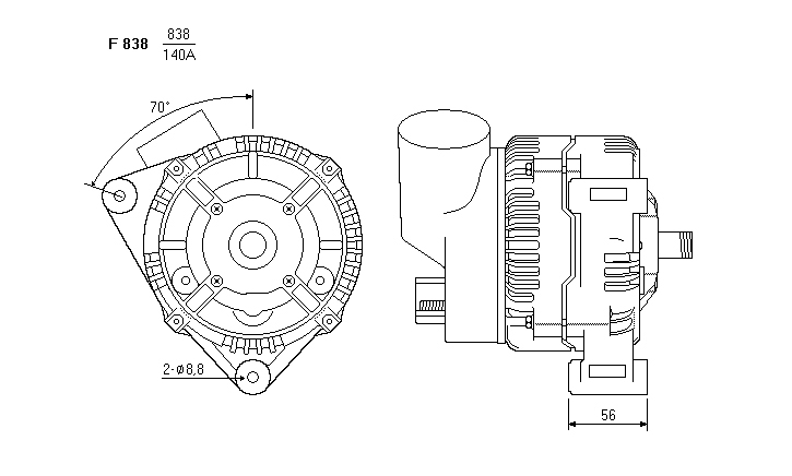 ALTERNATORE CA1503IR