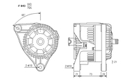 ALTERNATORE CA1106IR A843