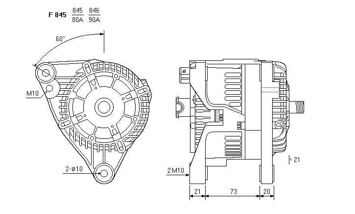 ALTERNATORE CA1398IR